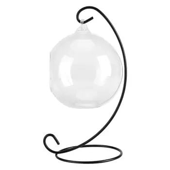 

Hanging Glass Vase Large Terrarium with Frame for Air Plants Succulent Planters HOT