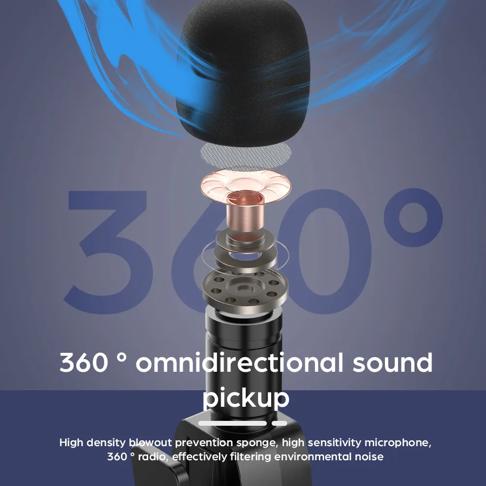 OneOdio AC001 Type-C Wireless Mobile Microphone