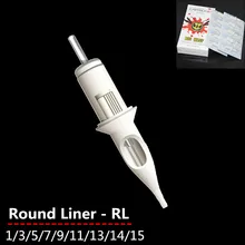 Коробка из 20 штук BIGWASP нужен картридж с мембраной круглых линий 1/3/5/7/9/11/13/14/15 безопасные картриджи иглы татуировки трубки