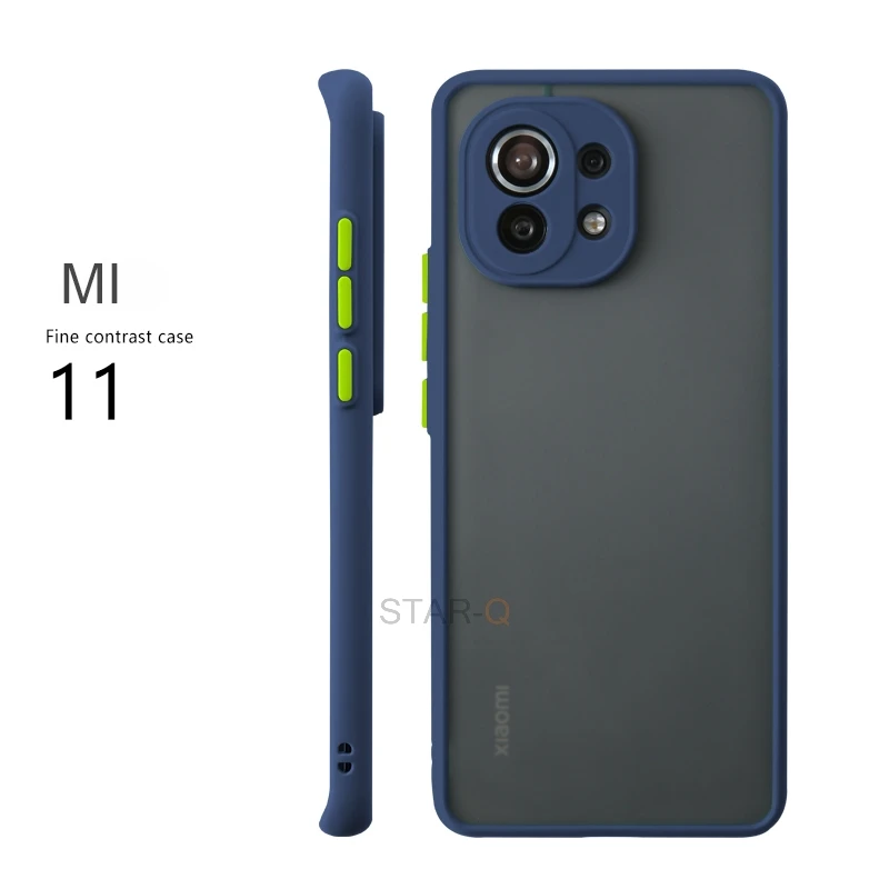 phone pouches Skin Feel Matte Silicone Hard Phone Case For Xiaomi mi 9 10 11 lite 5G Ne 11i mi11 pro A3 10T Shockproof Bumper Back Cover phone purse