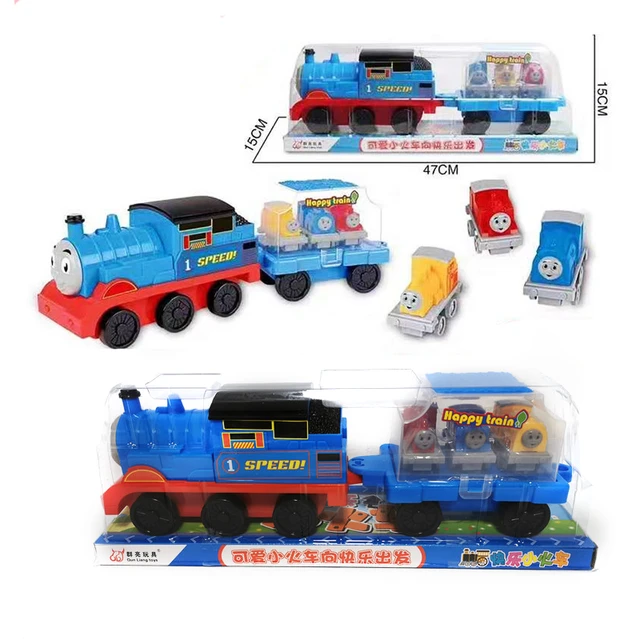 Grande trem luzes música elétrica pequena locomotiva crianças trem elétrico  brinquedo menino presente trem modelo grande tamanho para thomas carro de  brinquedo - AliExpress