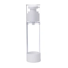 Профессиональный портативный прозрачный дорожный флакон для косметических средств, пластиковый флакон для лосьона 50 мл