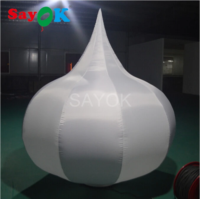 Sayok 2 м на открытом воздухе Giant надувной лук формы с светодиодный Изменение солнечного света для рекламного продвижения события праздничное украшение для вечеринок