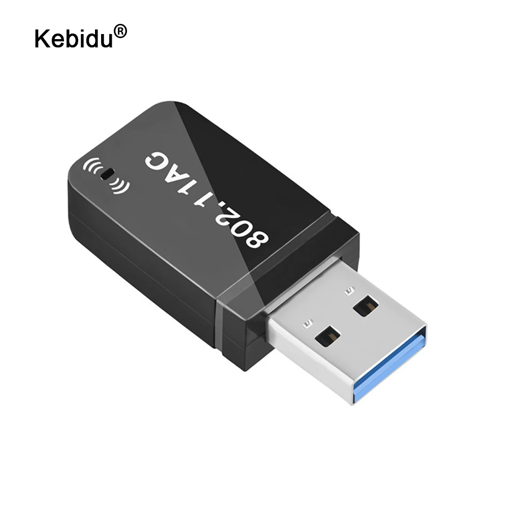 Kebidu 1200 Мбит/с гигабитный двухдиапазонный беспроводной Lan USB WiFi адаптер 8812BU Wi Fi
