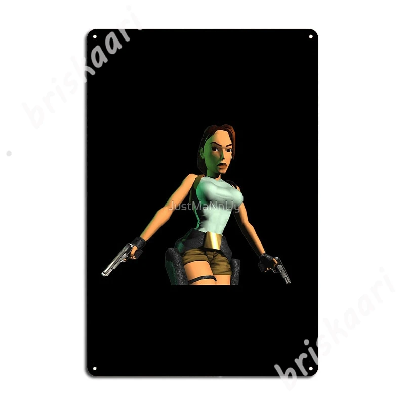 Classic Lara Croft - High Quality Metal Signs create Garage Decoration Kitchen pub Tin sign Posters | Дом и сад