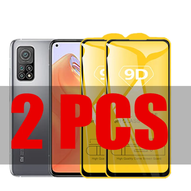 

2Pcs 9D Glass for Xiaomi Mi 10T Pro Protective Glass on the for Xiomi Mi 10 T 10T PRO mi10T 10TPRO 5G Screen Protector Film
