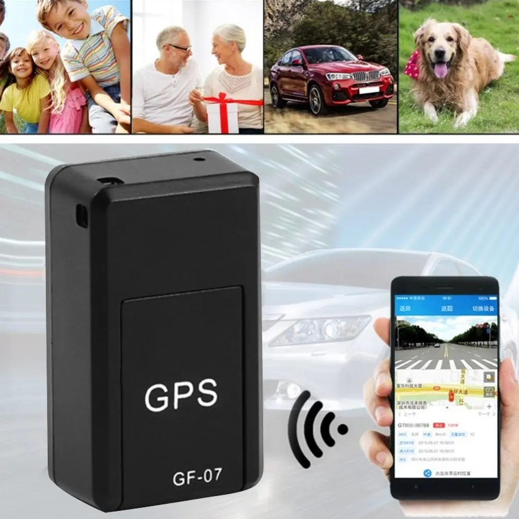 

GF07 Magnetic Mini Car Tracker GPS Real Time Tracking Locator Anti-Lost Recording Tracking Voice Control Device Dropshipping