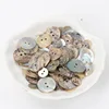 50PCS 20/18/15/12/10mm Natural Shell Sewing Buttons Color Japan Mother of Pearl MOP Round Shell 2 Hole Button Sewing Accessories 4