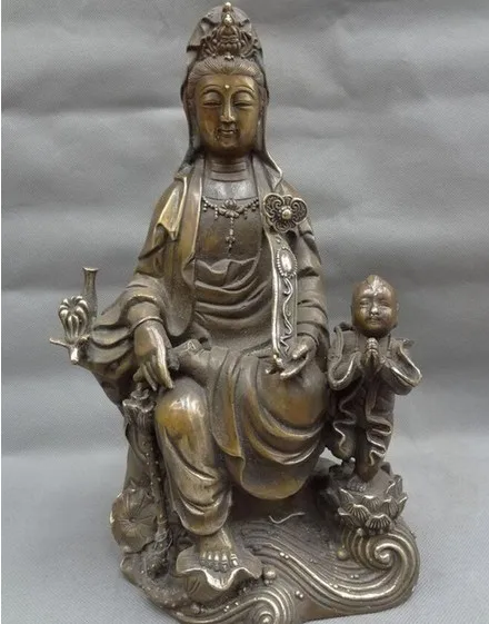 YM 319 12 &quotКитайская бронзовая фигурка с изображением буддисткого символа Ruyi Lotus