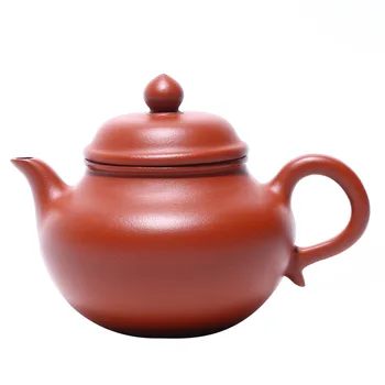 

Yixing Dark-red Enameled Pottery Teapot Manual Raw Ore Cinnabar Autumn Waters Teapot Practical Fund Kung Fu Tea Have Gift