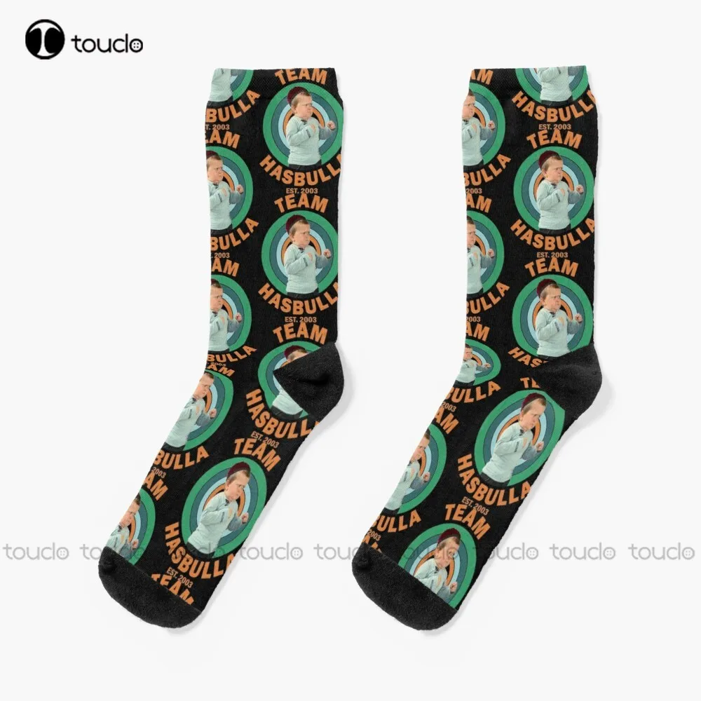 

Hasbulla Magomedov "Team Hasbulla Est. 2003" Socks White Socks Women Thanksgiving Christmas New Year Gift Hd High Quality Sock