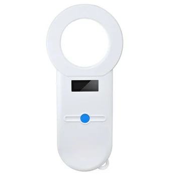 

134.2Khz Digital Display Pet Microchip Scanner Handheld Sensitive USB Rechargeable RFID Reader ABS Animal Home Horse Portable