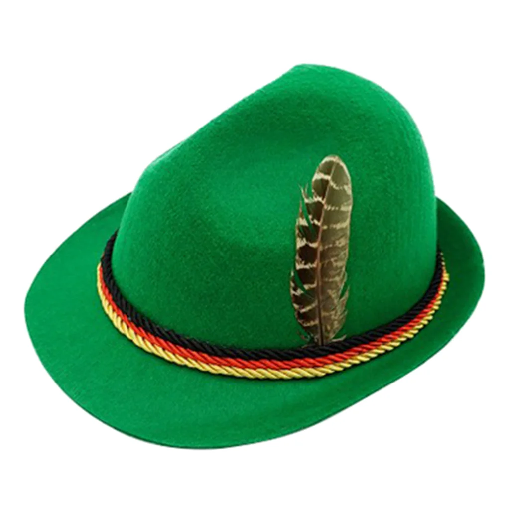 Oktoberfest Hat German  Bavarian Fedora Hats Party Costume Accessories for Party, Wedding, Holiday