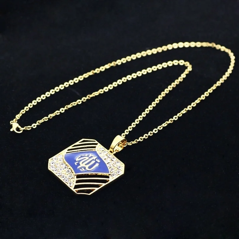 

Arab Islamic Muslim Rune Pattern Pendant Necklace Women's Necklace Fashion Rune Amulet Pendant Religious Accessories Party Gift