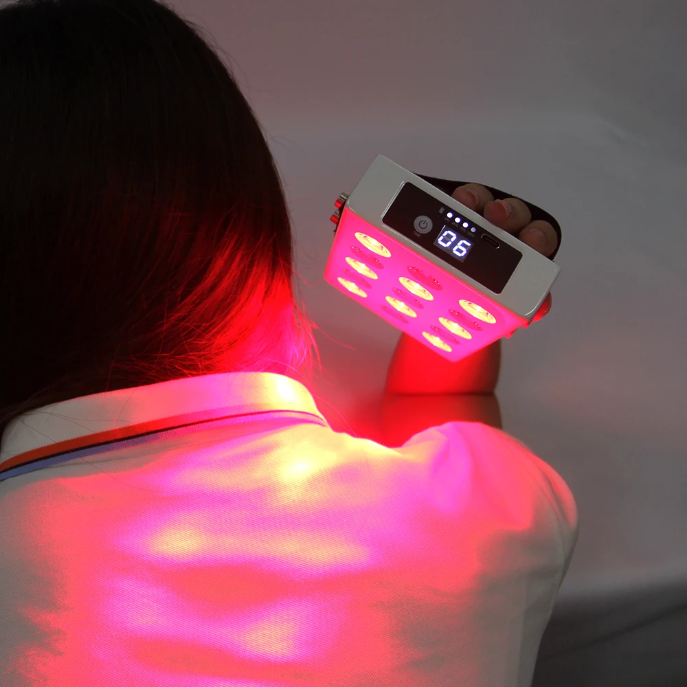 IDEAREDLIGHT Hand Held RTL15 OR RTL12-A Red Light Therapy 660nm 850nm Hifu Mini Beauty Device for Ultrasonic Cleaning Lifting gc 101h detector de metales led light security use hand held metal detectors for body detection