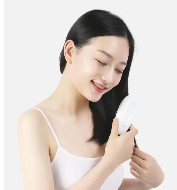 Xiaomi mijia отрицательная ионизация волос гребень может вместить зубцы гребня Уход за волосами масло не выпадение волос USB зарядка умный гребень