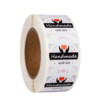 

Roll Sealing Stickers Thank You Baking Handmade Crafts Copper Plate Self-Adhesive Material Round Decoration Stickers 1 Inch