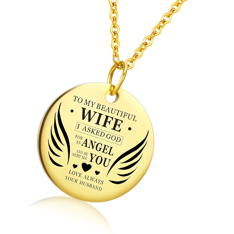 AMORUI жена дочь кулон в виде сердца ожерелье для женщин нержавеющая сталь семейная