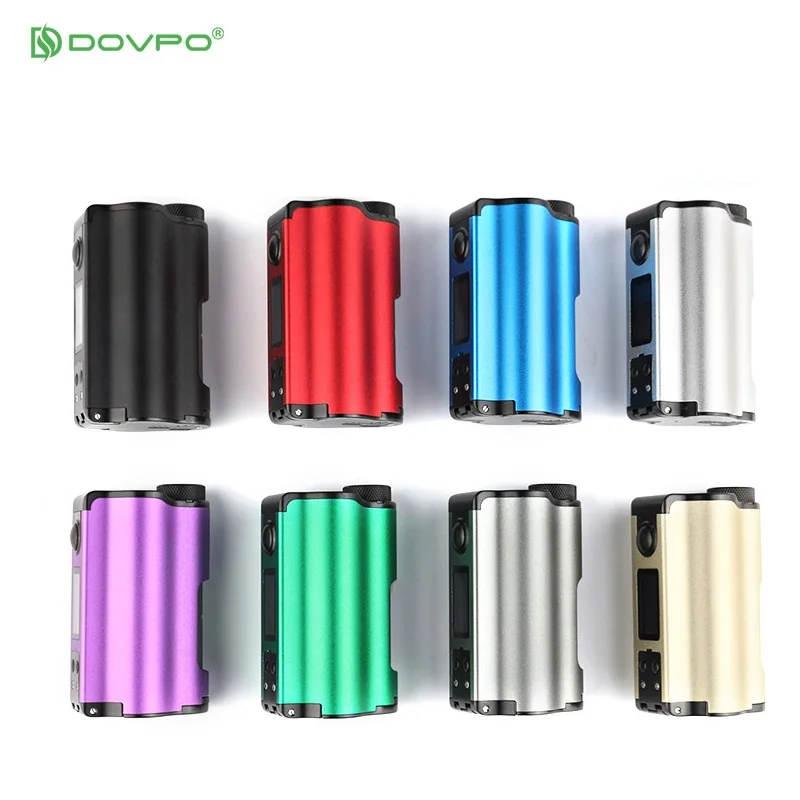 Оригинальный DOVPO Topside Dual Top Fill TC Squonk MOD с бутылкой 10 мл моды электронных сигарет VS