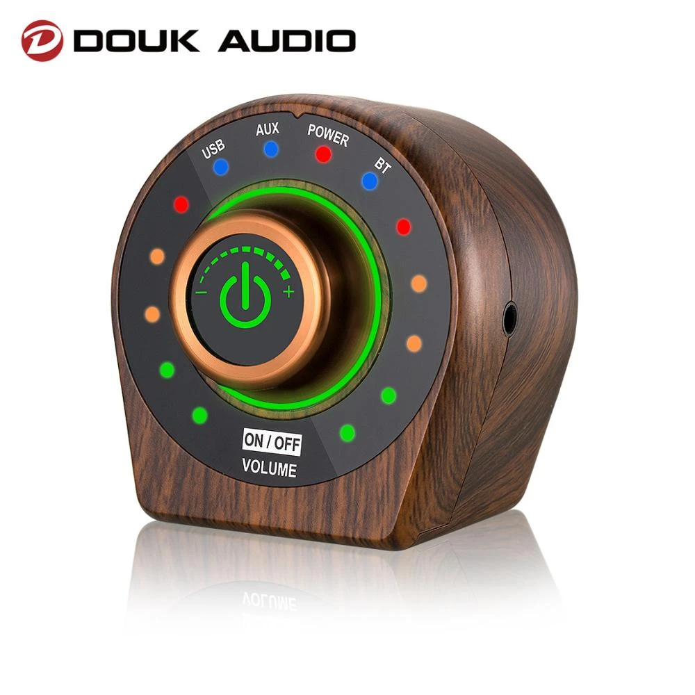 Douk Audio A1 Mini Bluetooth 5.0 TPA3116 Digital Power Amplifier Class D Desktop HiFi Stereo Audio Amp for Speakers
