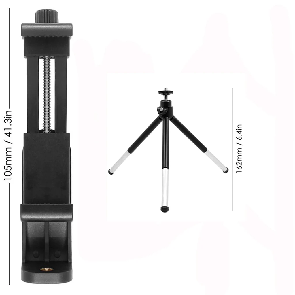 Mobile Cell Phone Stand Tripod Compatible For iPhone Samsung Xiaomi Huawei Universal Smartphone Holder Mount Extendable Tripod