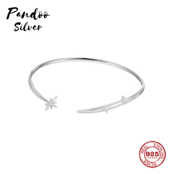 

Fashion Charm Sterling Silver Copy 1:1 Copy,Adjustable Silver Meteorites Open Choker Women Monaco Jewelry Gift With Logo