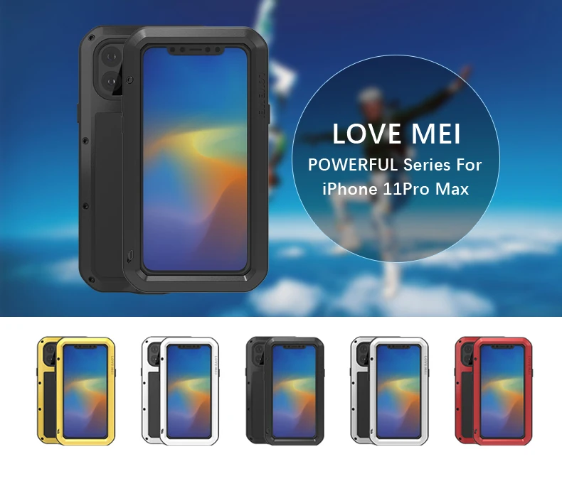 360 полный защитный чехол для iphone 11 чехол LOVE MEI сверхмощная прочная Обложка для iphone 11 Pro Max чехол Чехлы для мобильных телефонов