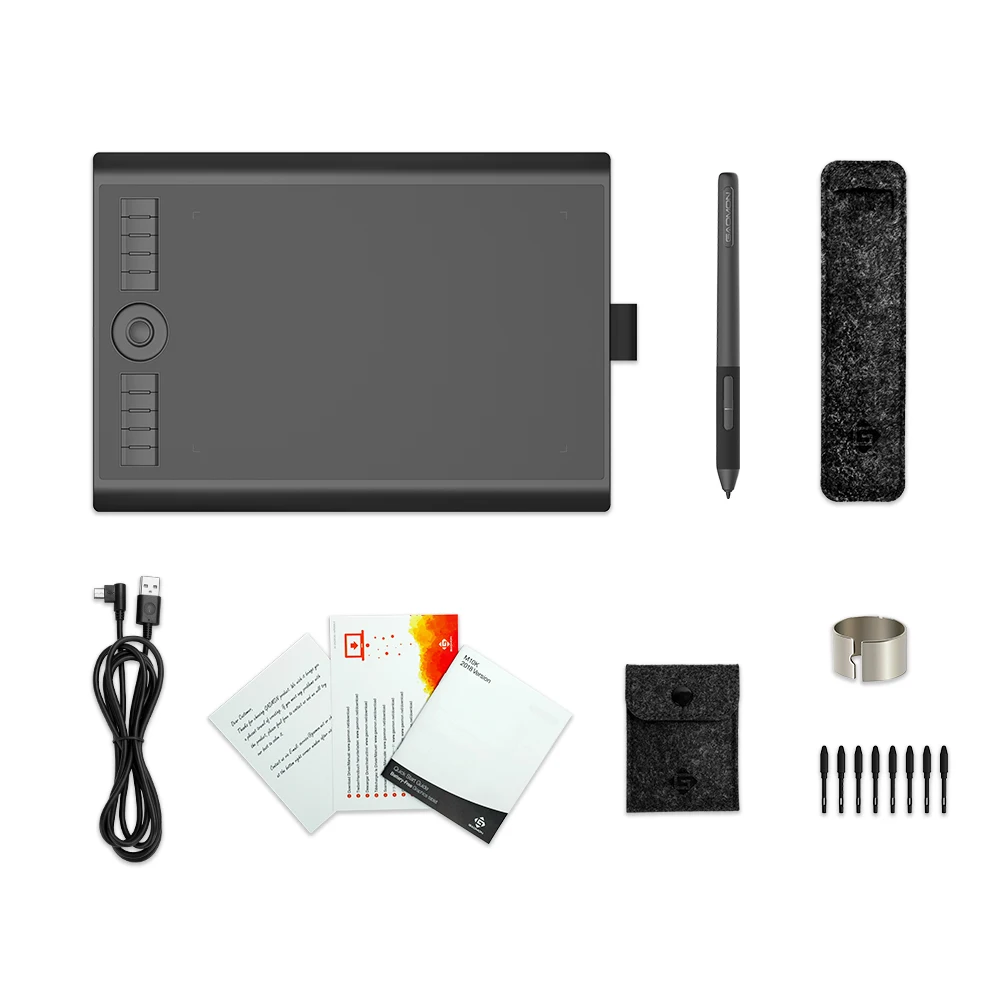 Gaomon M10k Pro 10x6.25 Polegadas Arte Digital Tablet Gráfico para Desenho Suporta Tilt & Função Radial com 10 Teclas de Atalho Tablets digitais - Imagem 6