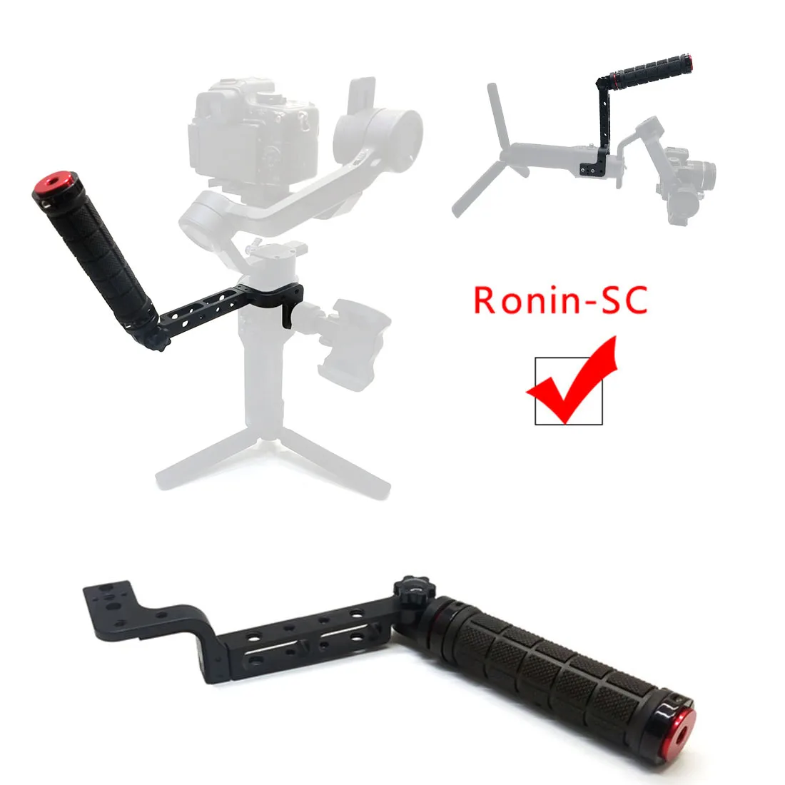 BGNing карданный удлинитель комплект ручка держатель крепление для DJI RONIN S SC MOZA Aircross2 AIR2 Crane 2 Plus AK Ручной Стабилизатор