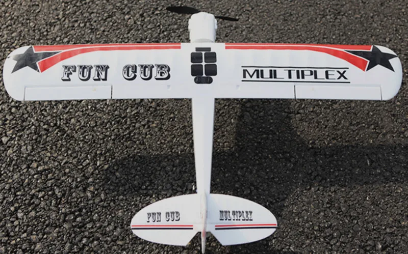 1,1 м J3 Fun Cub EPO тренажер RC самолет красный и синий вариант