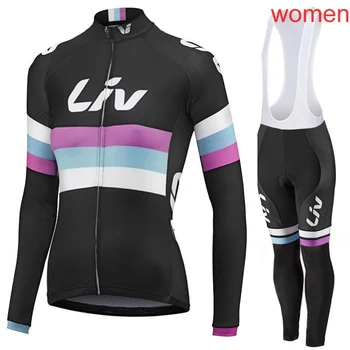 

Cycling Clothes Long Sleeve Jersey Suit Bib Pants Set Mountain Bike Clothes MTB Clothing Pro Team Ropa Ciclismo L188