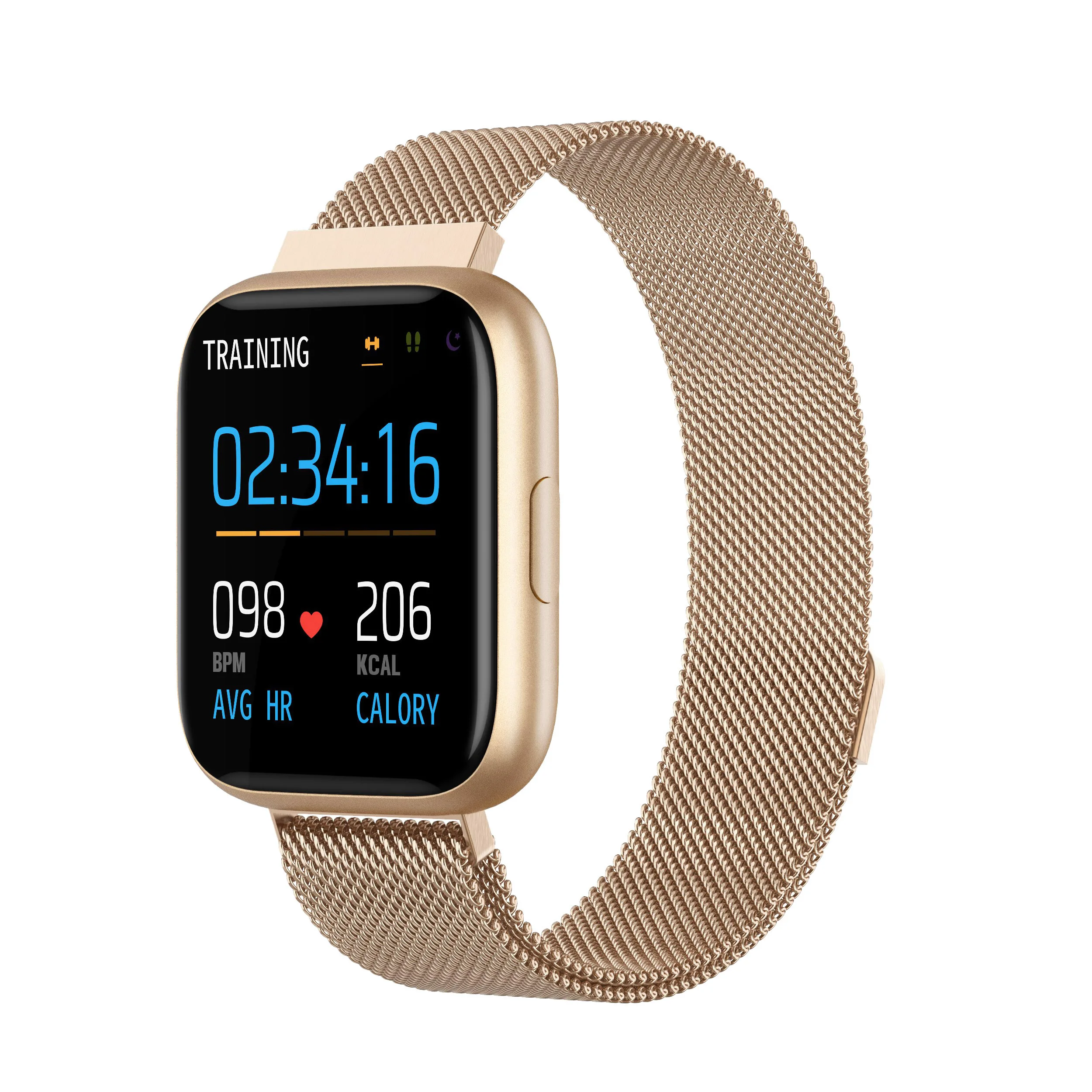 

P6 Women Men Smart Watch 1.4 Inch Full Touch Screen IP67 Waterproof Heart Rate Monitor Fitness Tracker Watch PK P68 P70