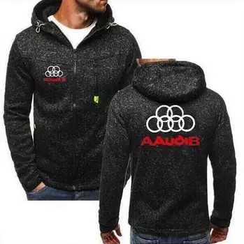 

2020 fashion AAudiB hoodie brand hoodie long sleeve hot spring hooded zipper shirt casual car men's sweatshirt