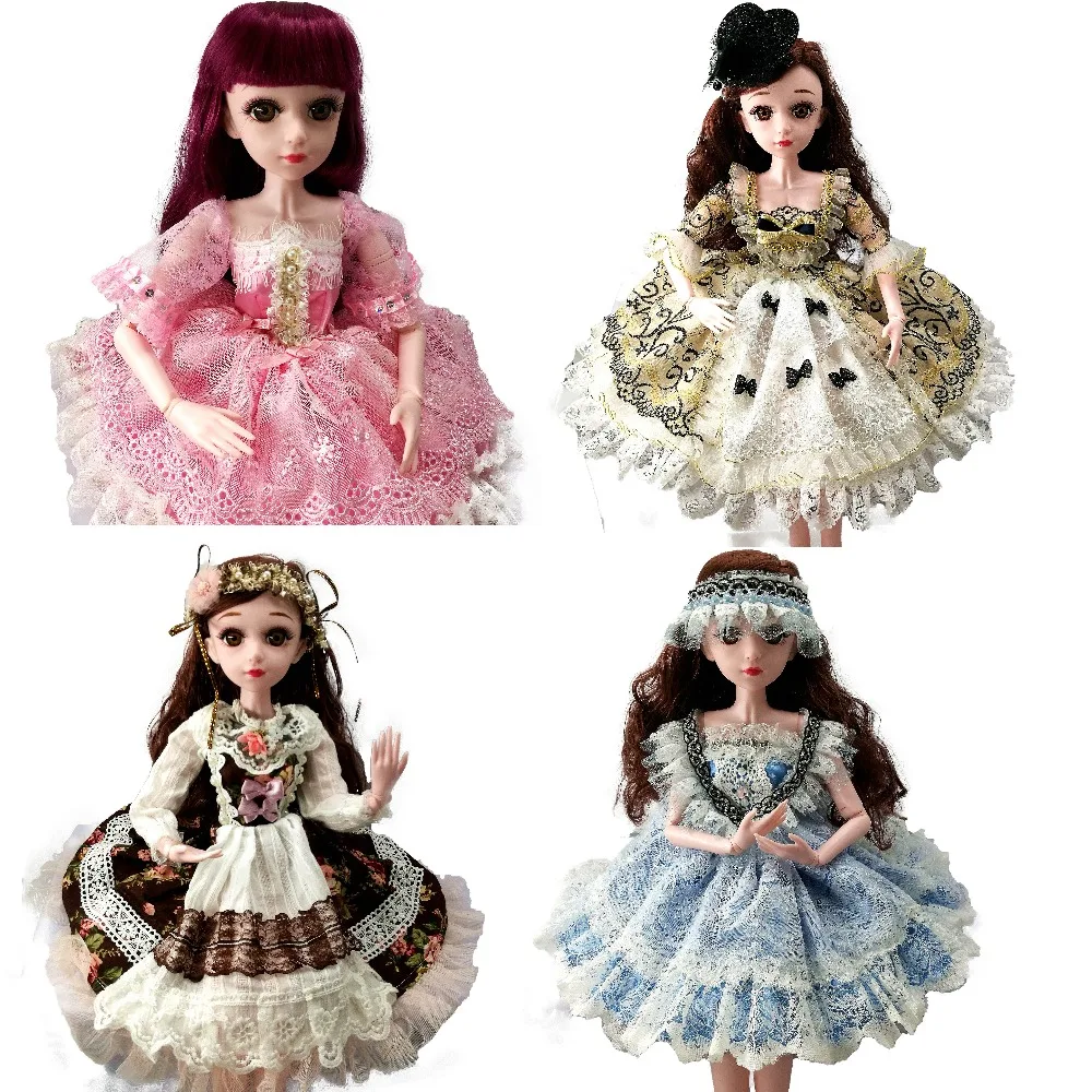 60 см красивое платье для куклы Bjd, Одежда для куклы, детские аксессуары для игрушек, 22 дюйма, модная одежда для куклы, аксессуары для девочек