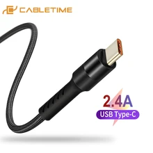Кабель usb type-C кабель для мобильного телефона Быстрая зарядка телефонный кабель для samsung S9 huawei P10 nintendo Oneplus 5 C245
