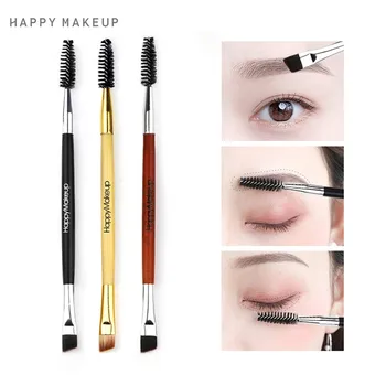 

Eyebrow Brush Beauty Makeup Wood Handle Eyebrow Brush Pedzle Eyebrow Comb Double Ended Brushes Make Up Brushes Makeup For Women