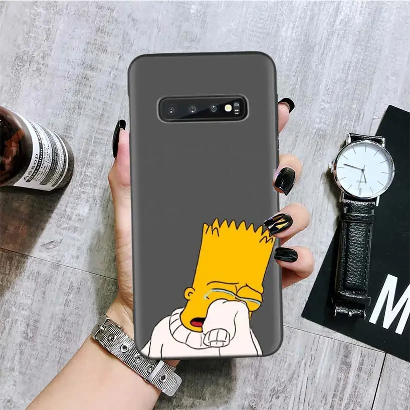Забавные Гомер J. Симпсон черная крышка чехол для телефона для samsung Galaxy A50S A10S A20S A10 A20E A30 A40 A50 A70 M40 M30S A80 Coque чехол - Цвет: BA131-7