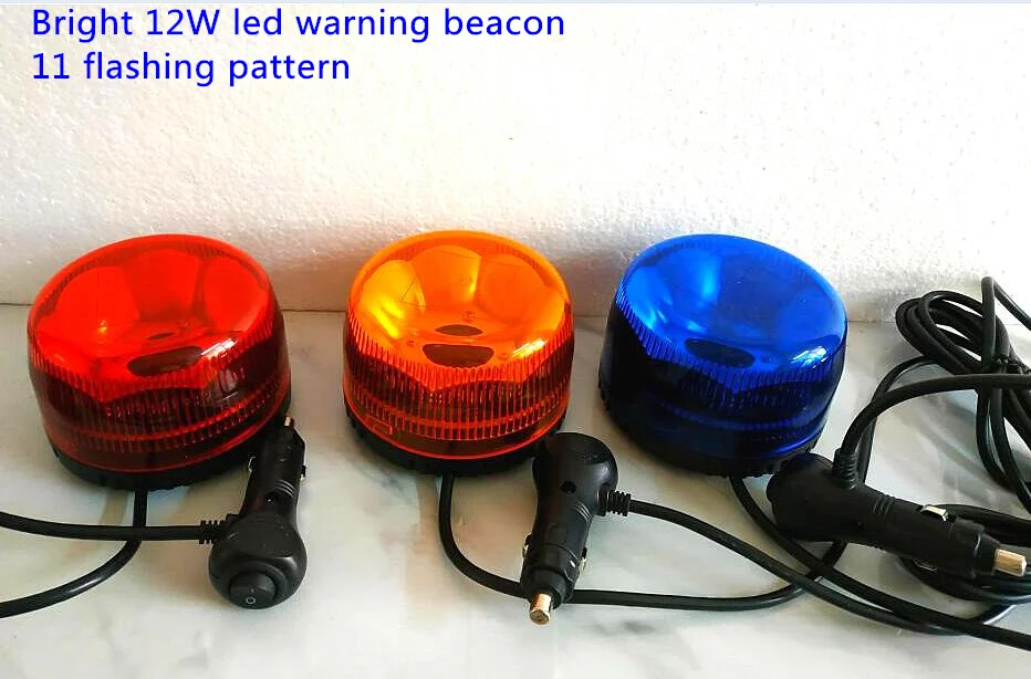 Яркий светодиодный автомобильный сигнальный маячок 12 Вт аварисветильник свет