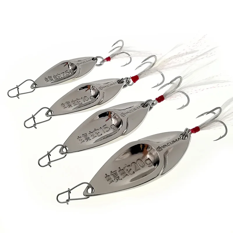 1PCS Long Shot 7.5/10/15/20g Snake Metal Vib Blade Lure Sinking Vibration Baits Artificial Vibe for Bass Pike Perch Fishing