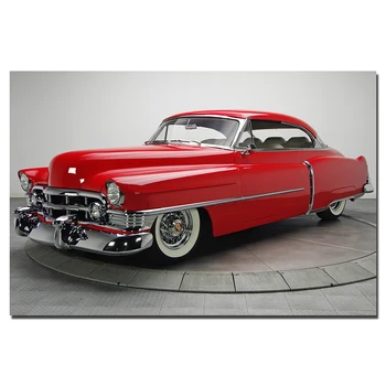 

1950 Cadillac Series 61 Coupe Poster Canvas Painting For Home Decor Wall Art Pictures For Living Room