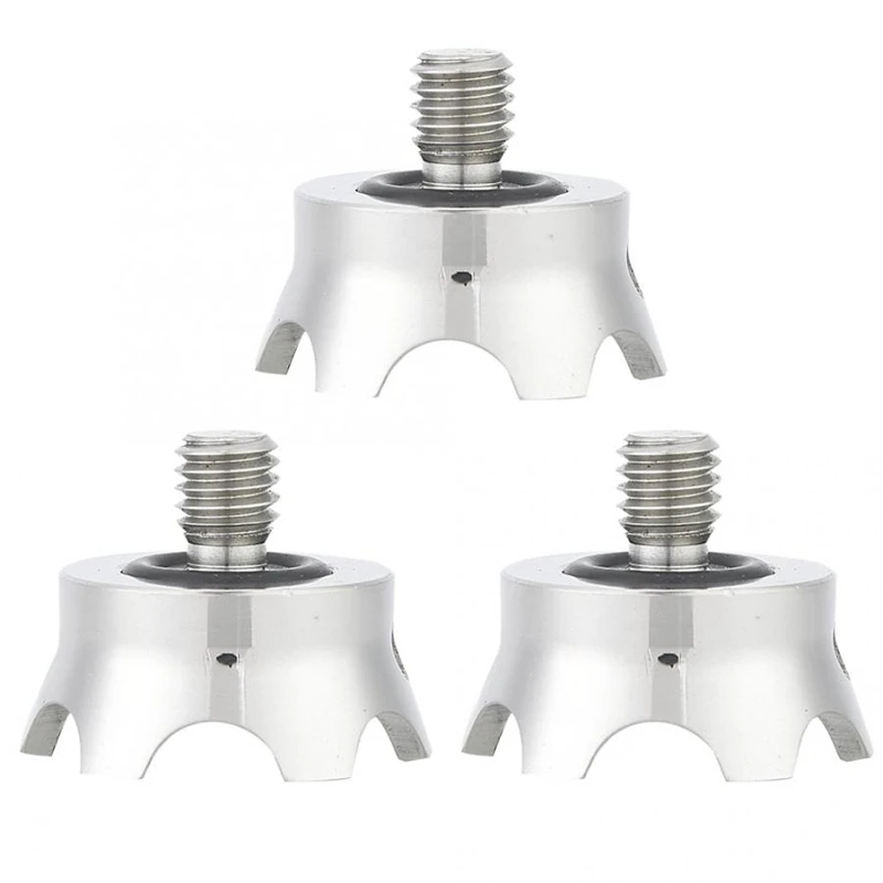 

3Pcs Stainless Tripod Monopod Spike Non-Slip for UNC3/8 Screw Photography Accessories