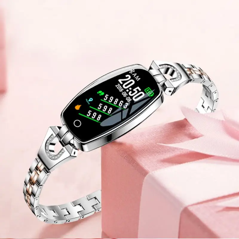 H8 водонепроницаемый смарт-браслет для женщин спортивный смарт-браслет пульсометр Монитор артериального давления часы фитнес-трекер для iOS для Android