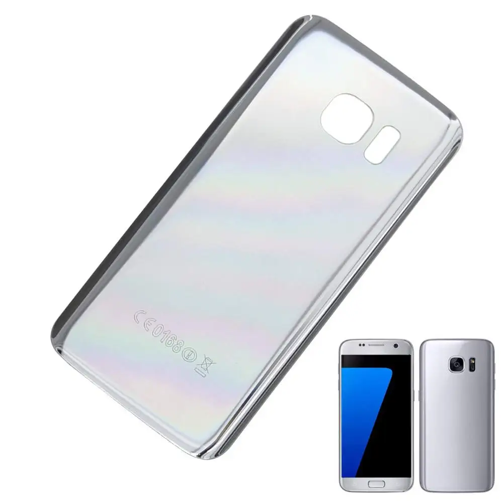Задняя крышка батареи для samsung Galaxy S7 Edge G930 G935, чехол для двери, запасные части для ремонта с наклейкой