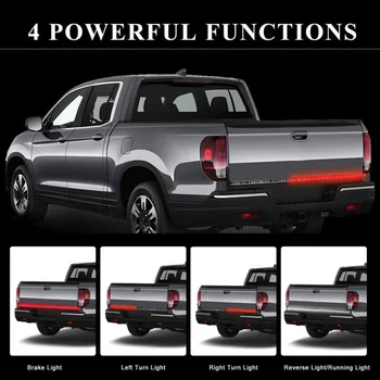 

Pickup Tailgate Light Strip Trucks Multi-functional Reversing Brake Lamp