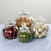 Vertical Pattern Glass Sealed Jar Candy Glass Jar Pumpkin-shaped Tea Tin Moisture-proof Storage Bottle Honey Lemon Storage Jar 3