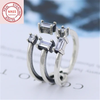 

pan 925 sterling silver ring, crown classic style, elegant luxury charm, original jewelry