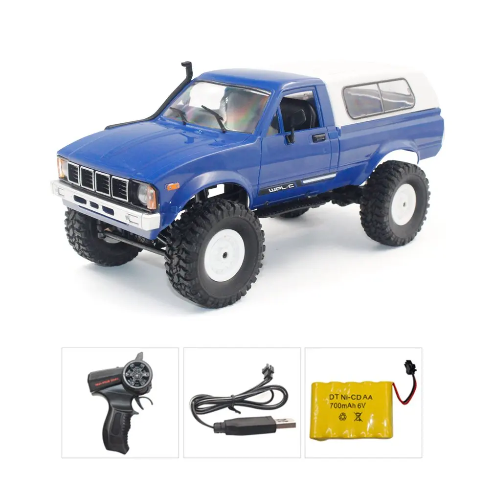 

B-14 1/16 2.4GHz RC Crawler Off-road Military Truck Car with Headlight RTR Automatic Vehicle Toys Car for Children Gift