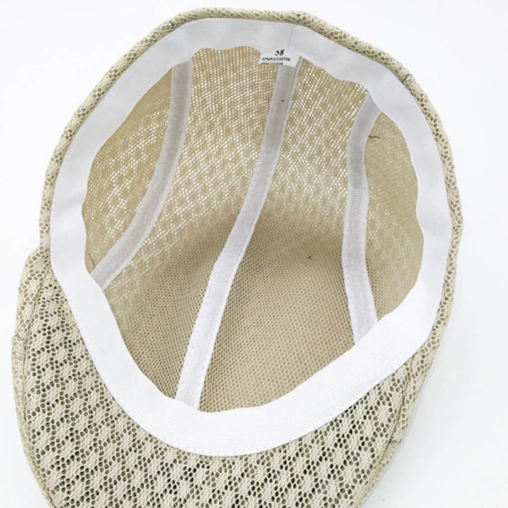 Хит, мужские и женские льняные береты, осенняя Новинка, удобная дышащая сетчатая шляпа для мужчин и женщин, модный дизайн, высокое качество