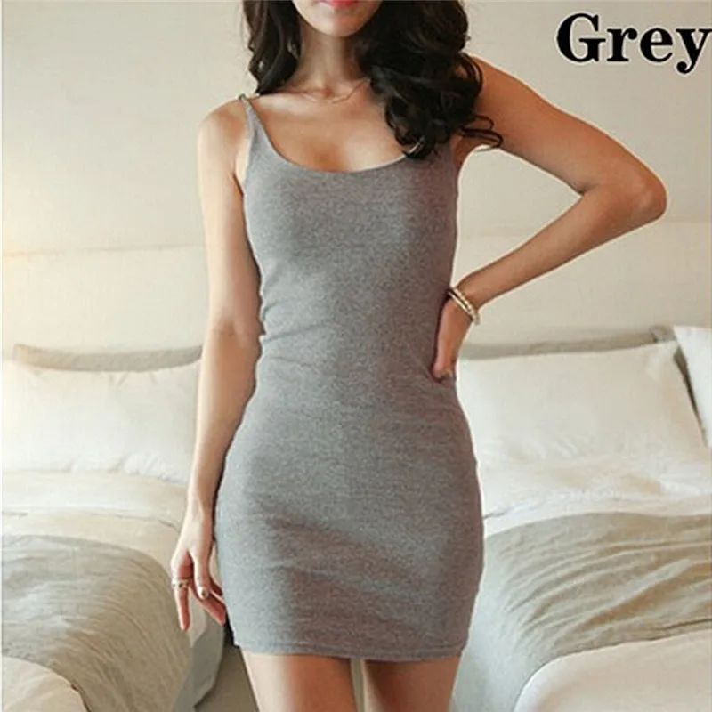 Spaghetti Strap Long Tank Top Women Stretchy Camisole Mini Wrap Blouse Summer Casual Sexy Slip Vest Female Blusa