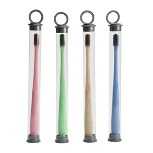 5892 Bamboo Charcoal Soft Bristle Toothbrush Color Handle Small Head Carbon Hair Gum Shield Cleaning Fine Wool Toothbrush Manufa